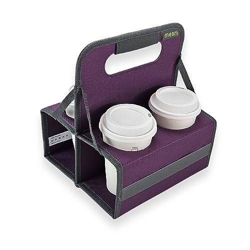 Portable Collapsible Drink Carrier for 4 Cups with Handle