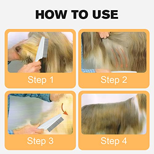 2024 Multifunctional Pet Grooming Comb for Small Dogs and Puppies